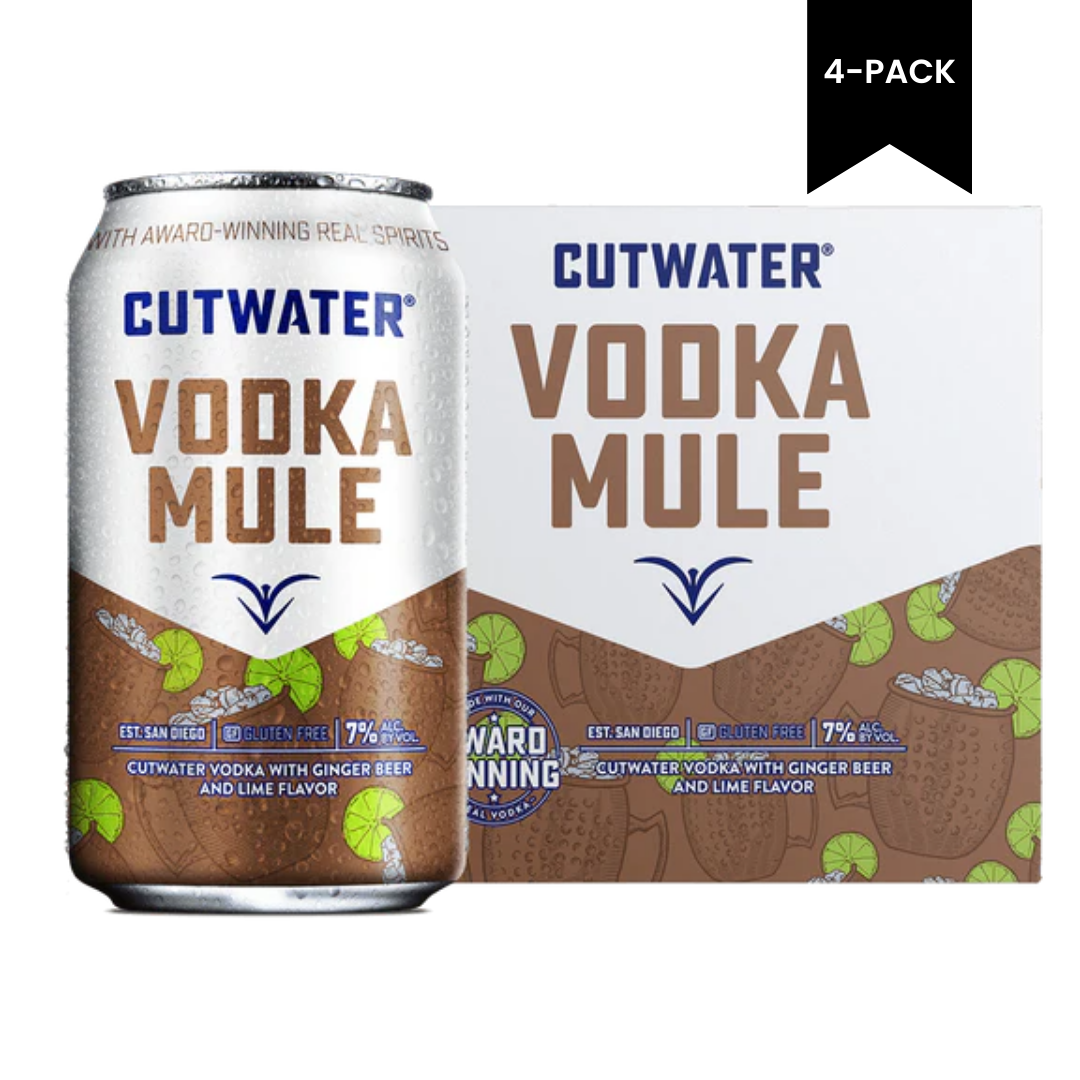 Cutwater Vodka Mule 4 x 355ml Cans
