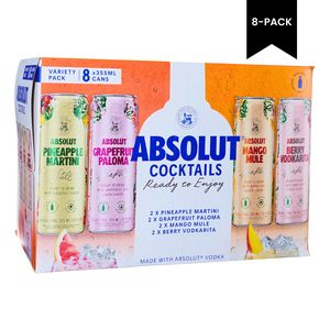Absolut Cocktails Variety 8-Pack x 12oz Cans