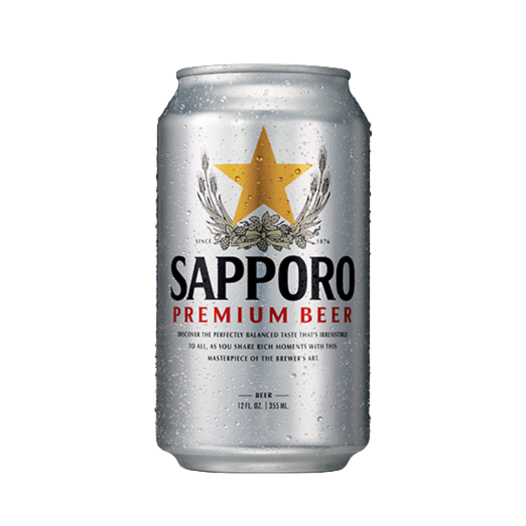 Sapporo Premium 12oz Can