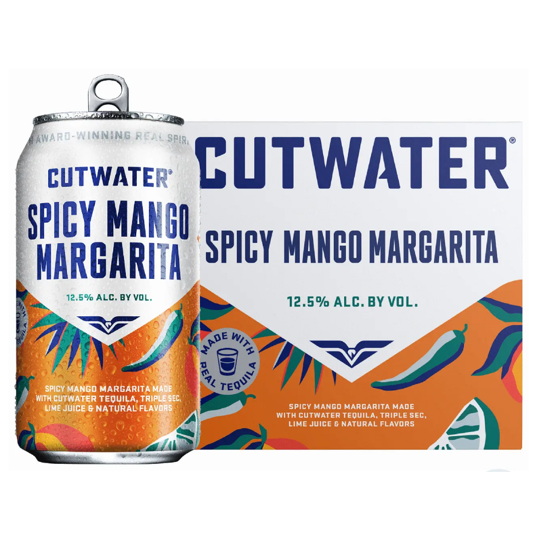 Cutwater Spicy Mango Margarita 4x12 oz Cans