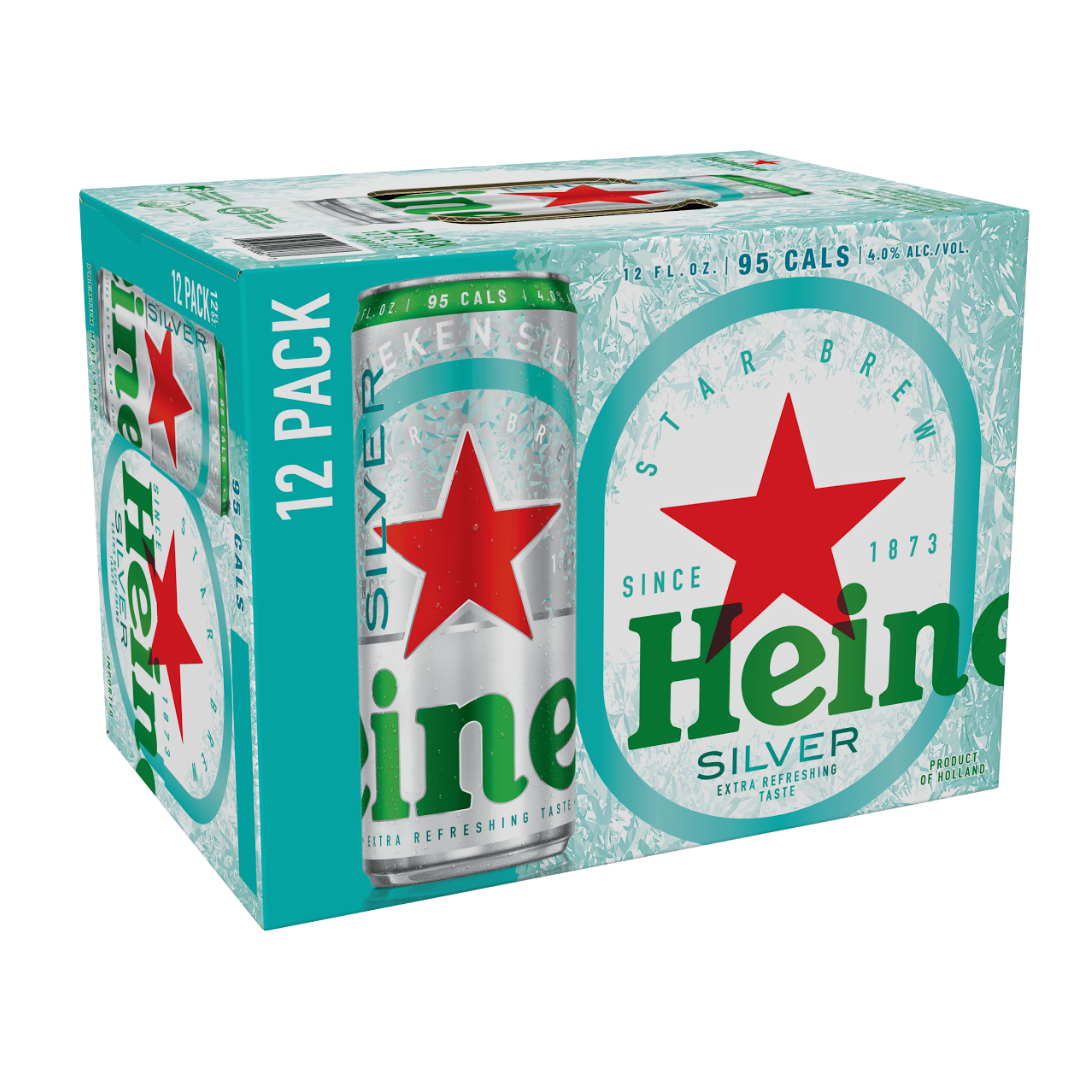 Heineken Silver 12x12oz Bottles