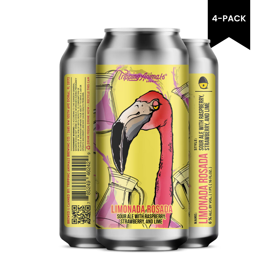 Tripping Animals Limonada Rosada 4x16oz Cans