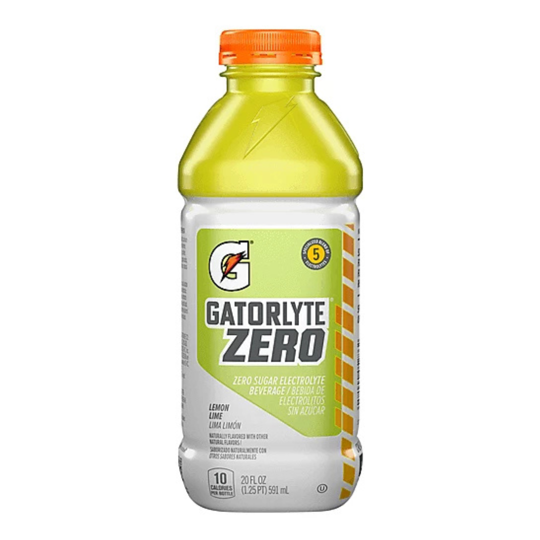Gatorlyte Lemon Lime Zero Sugar 20oz bottle