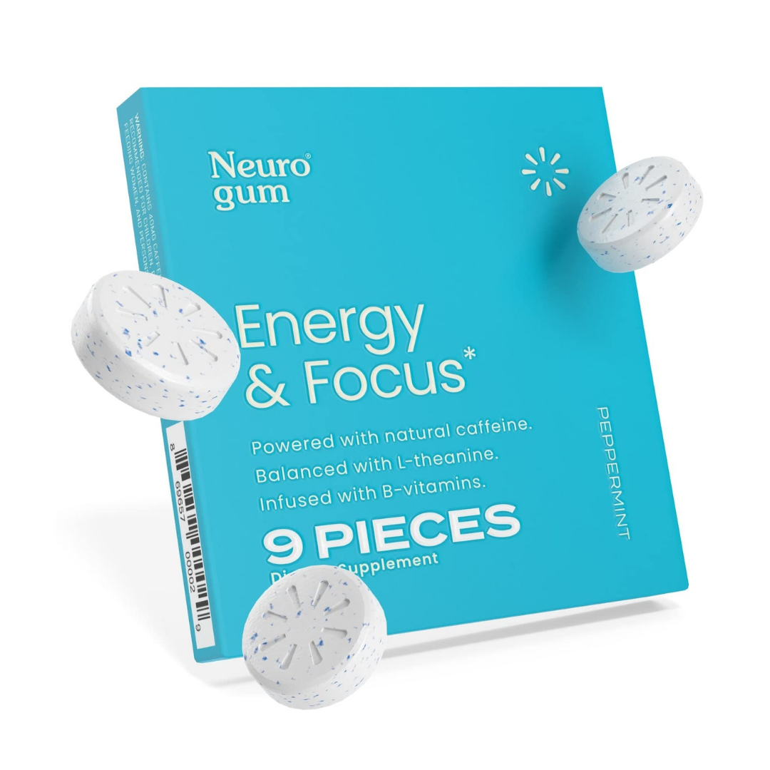 Neuro Energy & Focus Peppermint Gum 40mg