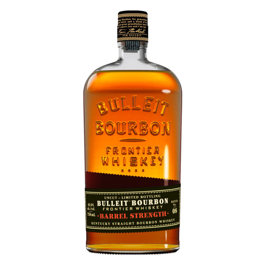 Bulleit Bourbon Barrel Strength Frontier Whiskey Uncut Limited 750ml