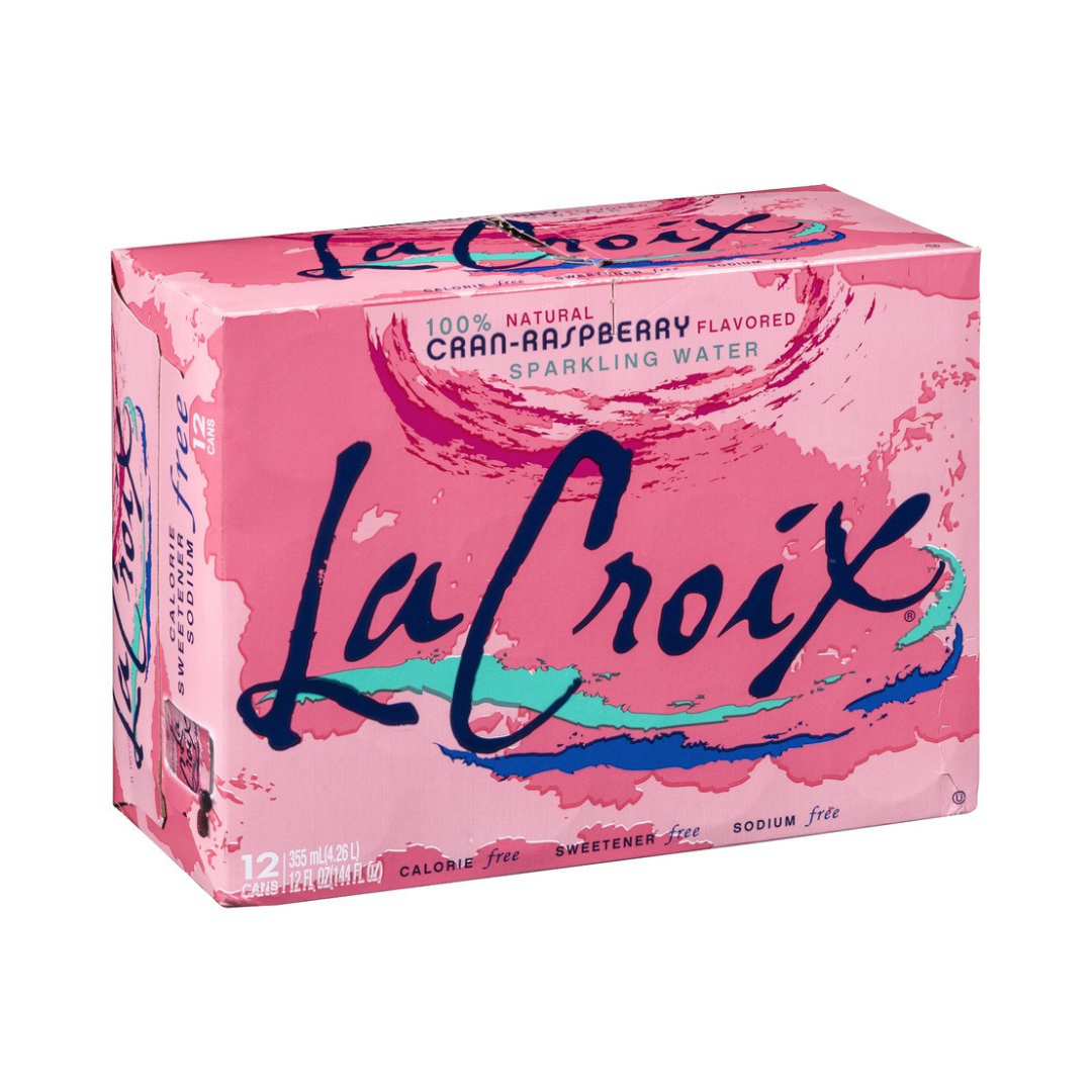 Lacroix Cran-Raspb 12x12oz Cans