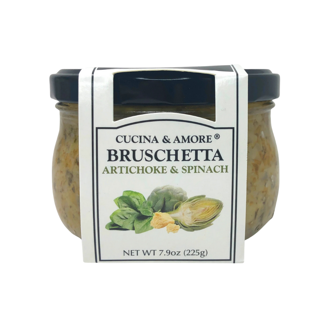 Cucina & Amore Bruschetta Artichoke & Spinach 7.9oz Jar
