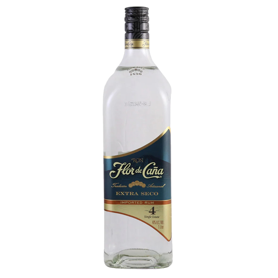 Flor De Cana 4 Years White Rum 1L