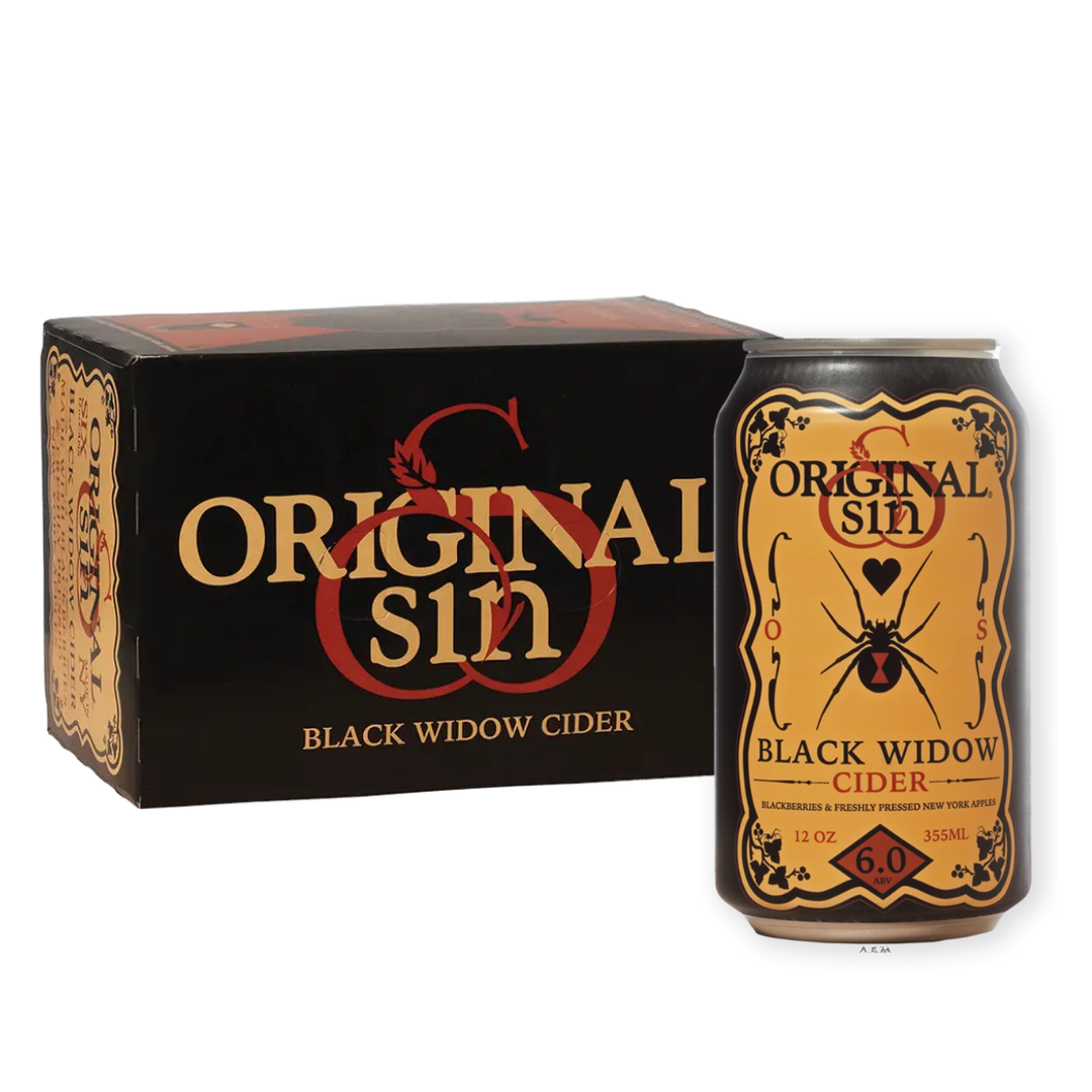 Original Sin Black Widow Hard Cider 6x12oz Cans