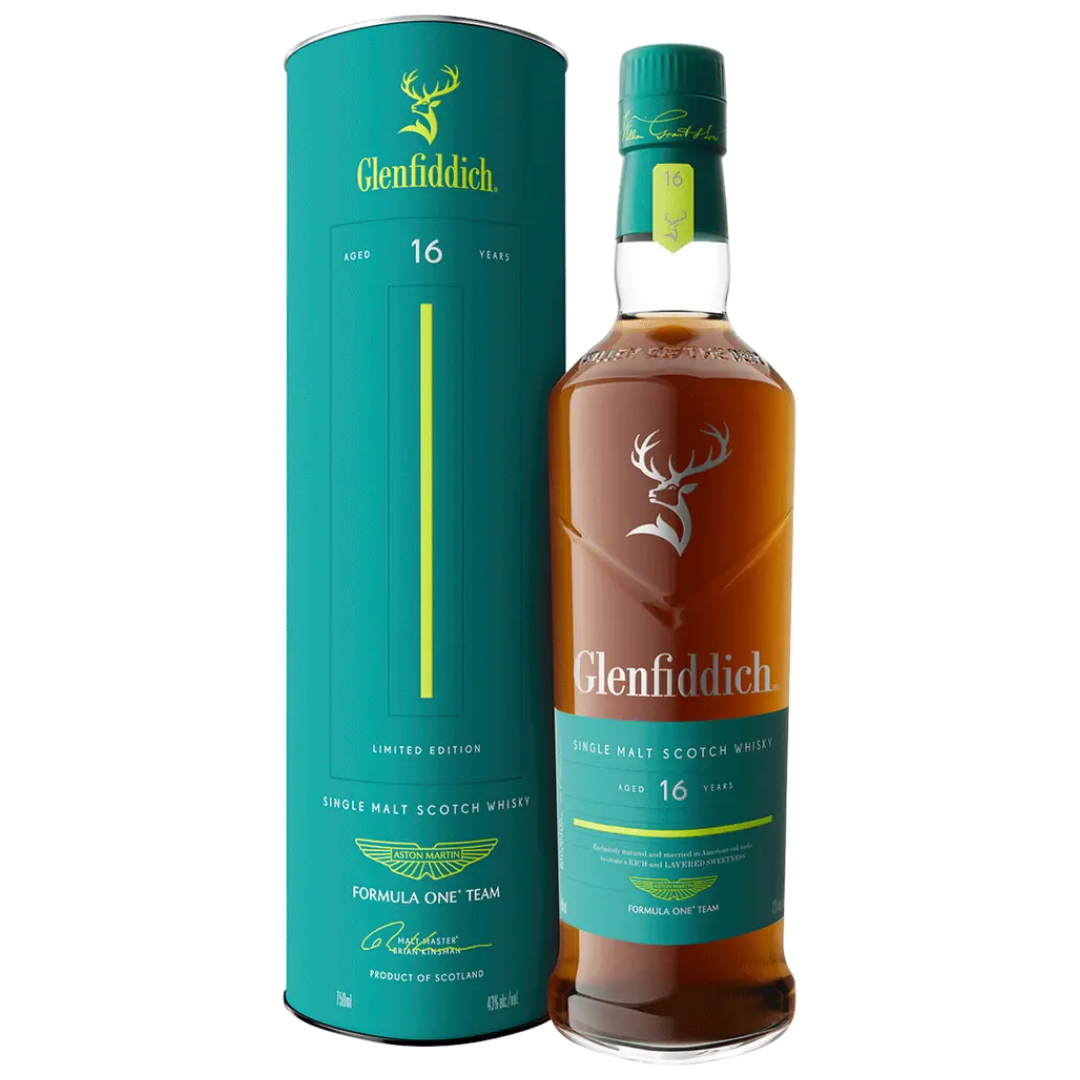 Glenfiddich Scotch 16 Year Aston Martin F1 750ml
