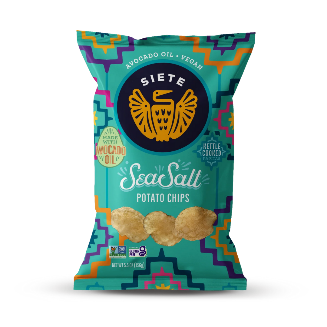 Siete Sea Salt Potato Chips 5.5oz Bag
