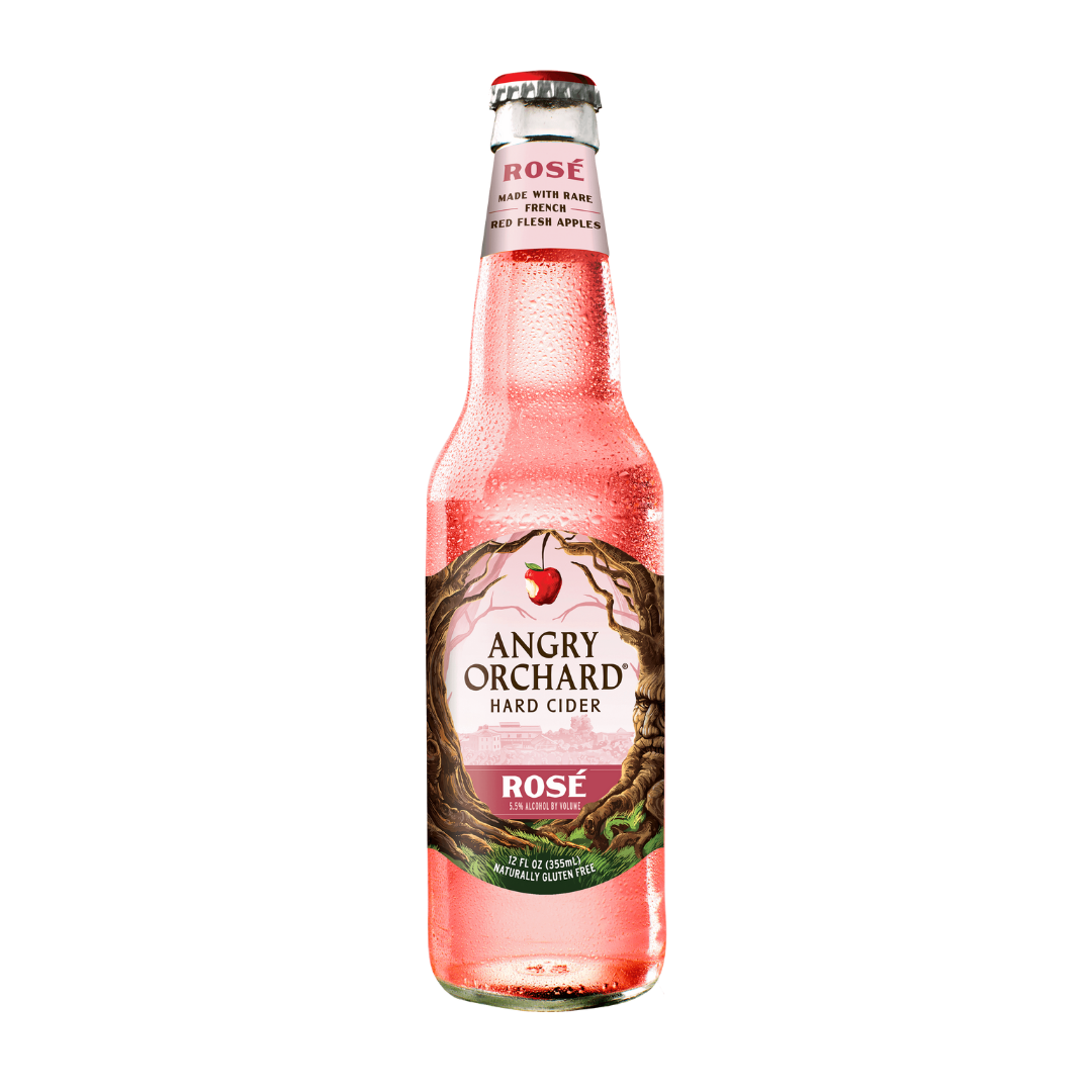 Angry Orchard Rosé Hard Cider 12oz Bottle