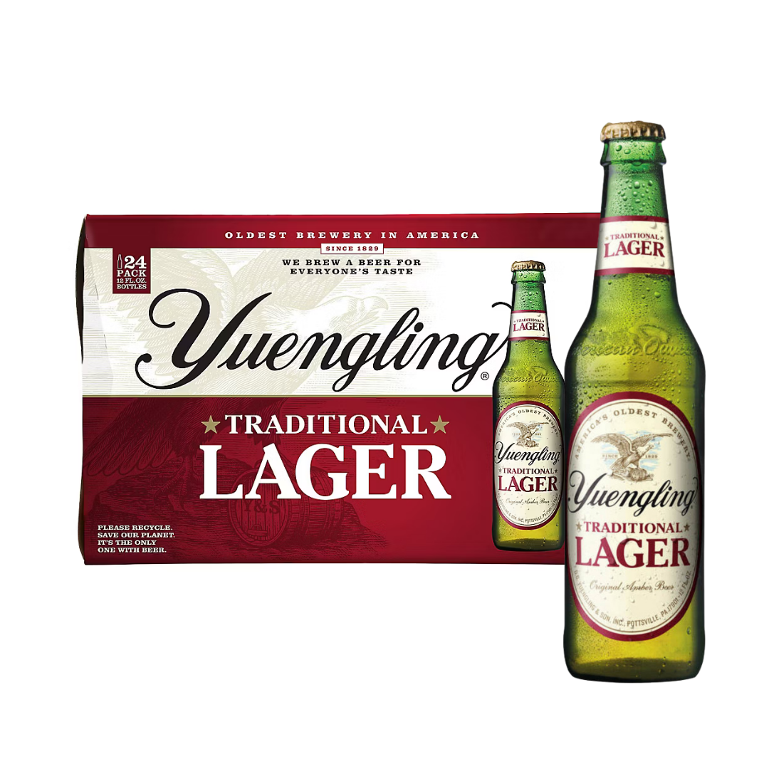 Yuengling Lager 24x12oz Bottles