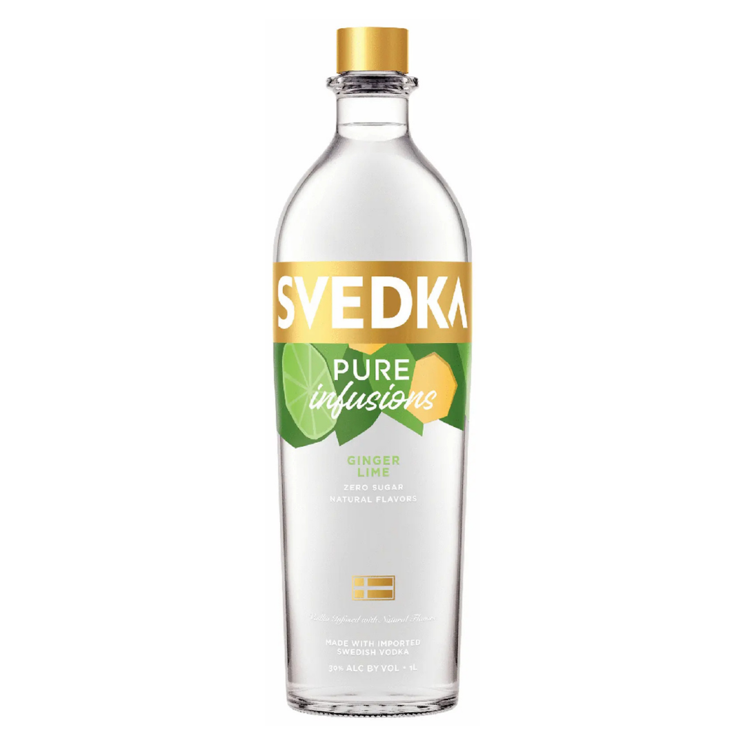 Svedka Pure Infusions Zero Sugar Ginger Lime Vodka 750ml