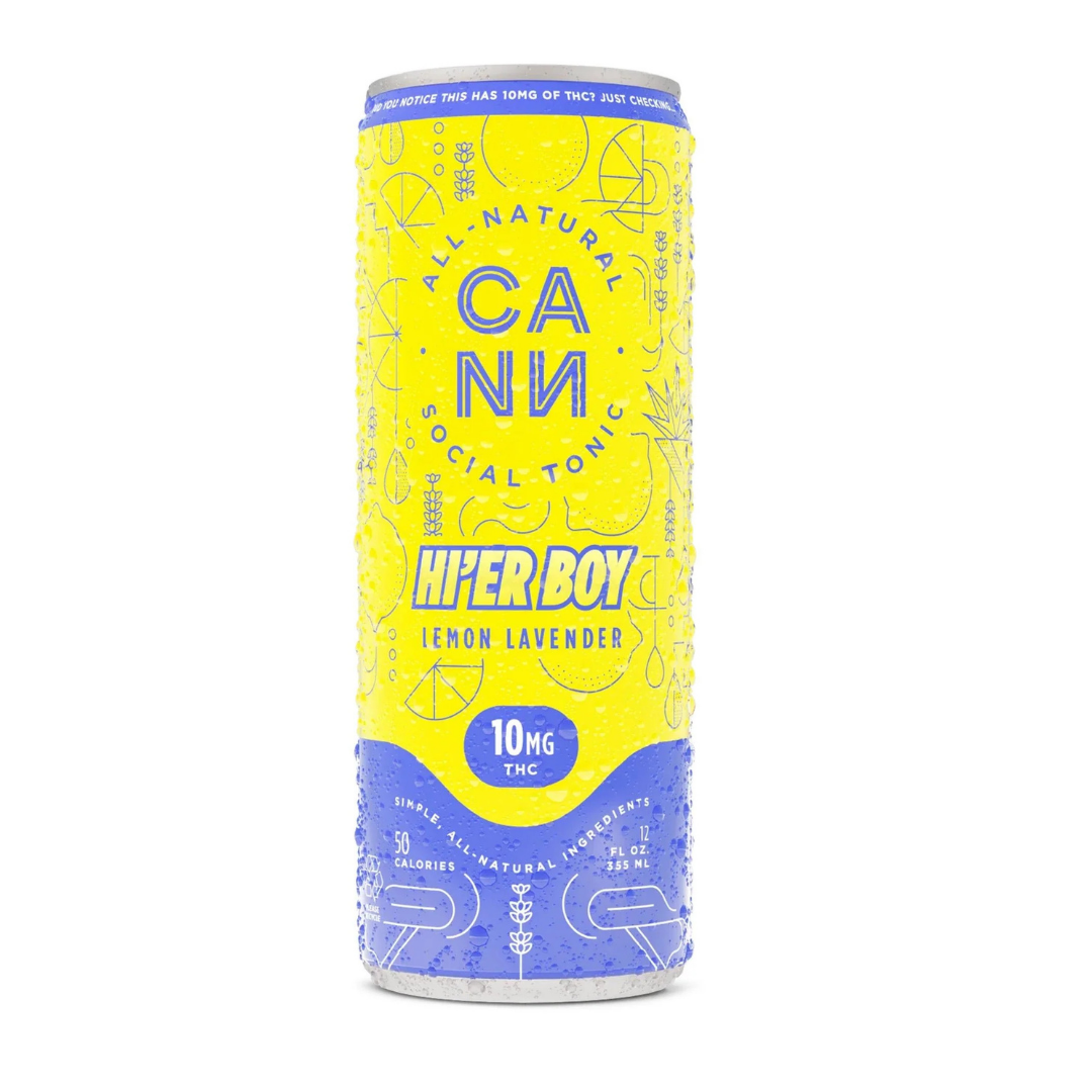 Cann Lemon Lavender Hi'er Boy 10mg THC 12oz Can