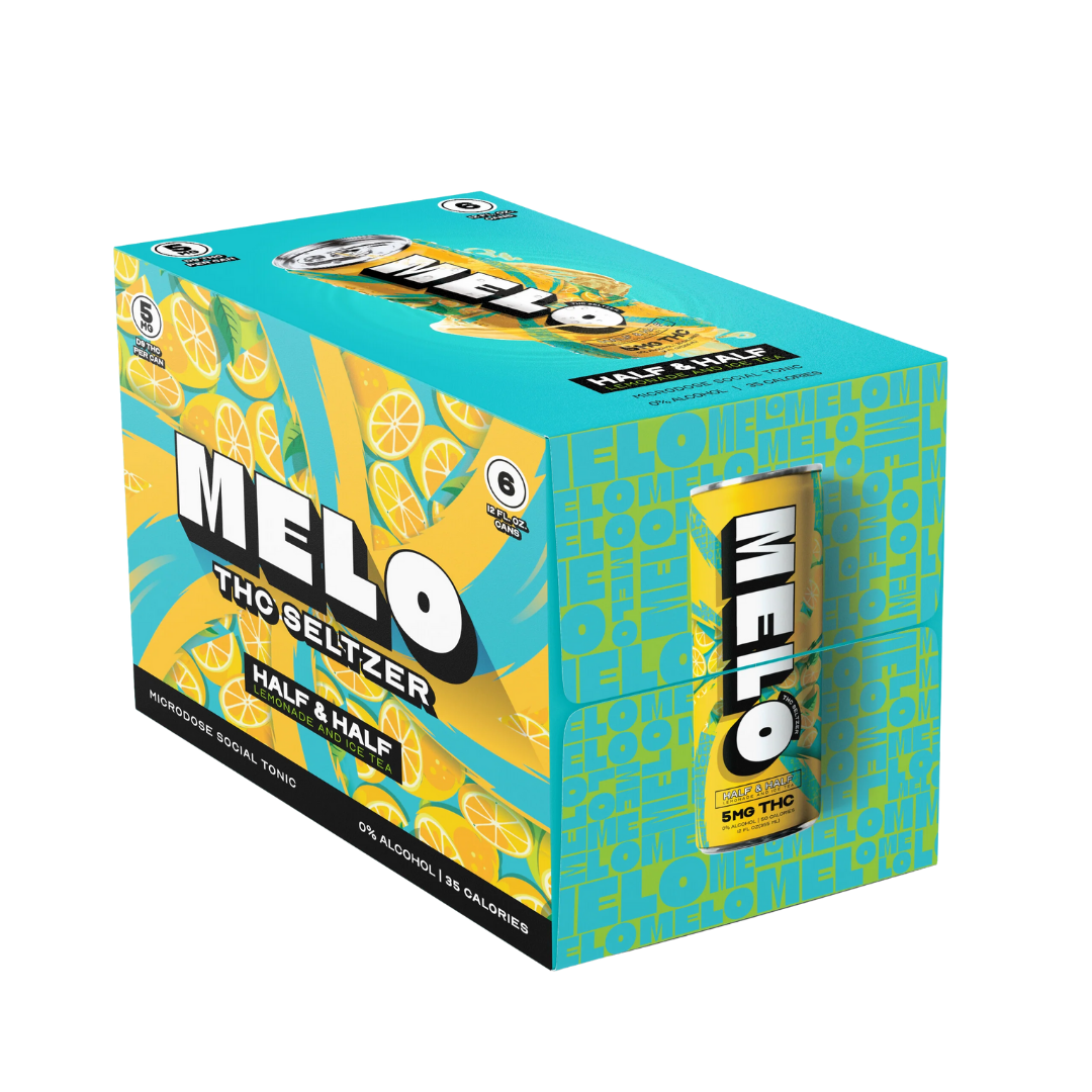 Melo Half & Half THC Seltzer 6x12oz Cans