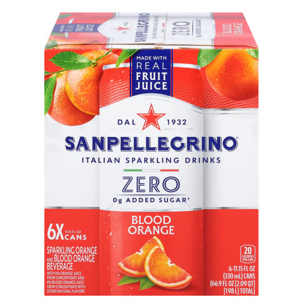 San Pellegrino Blood Orange Zero Sugar 6 pack