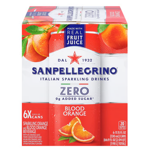 San Pellegrino Blood Orange Zero Sugar 6 pack