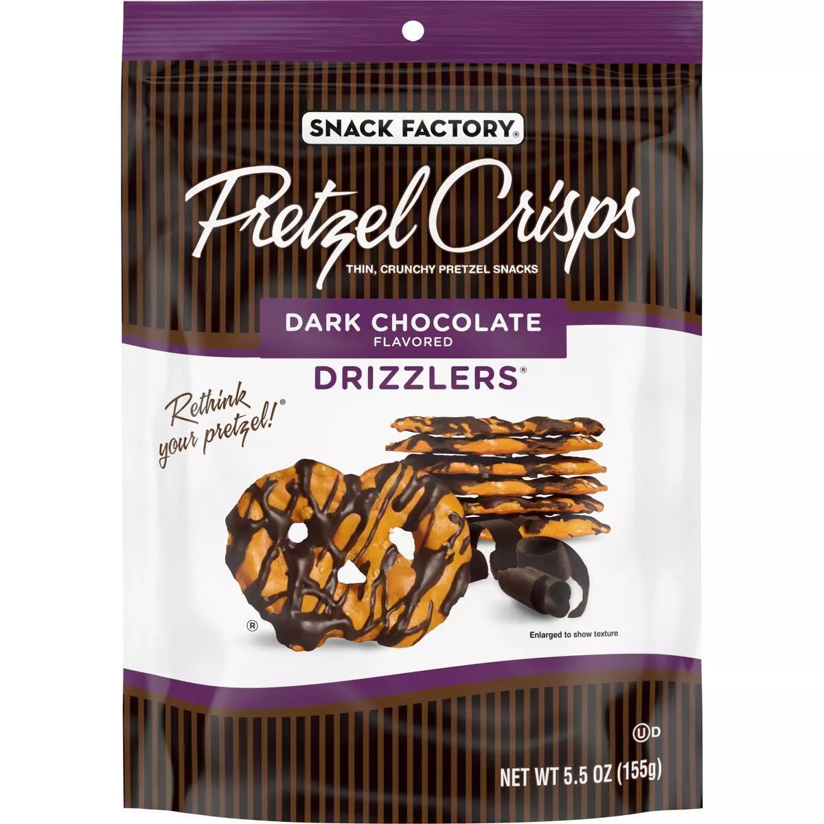 Pretzel crisps Dark Chocolate Drizzles 5.5oz