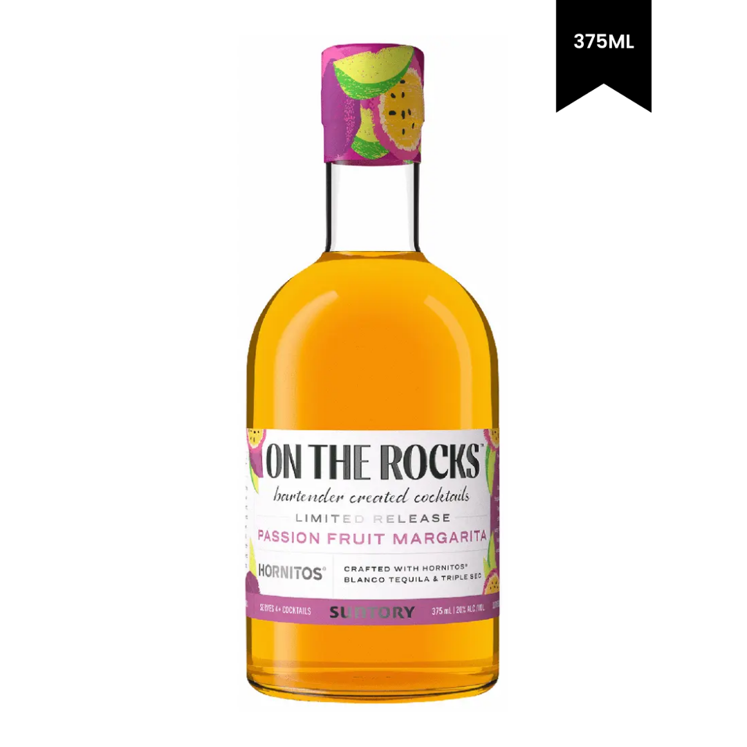 On The Rocks Passion Fruit Margarita 375ml