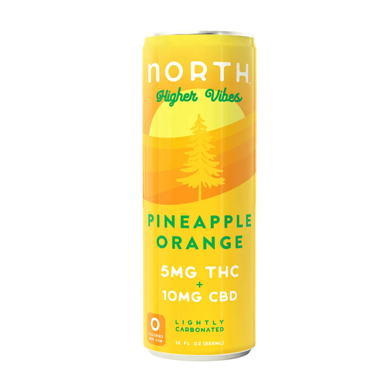 North Pineapple Orange 5mg THC 12oz Can