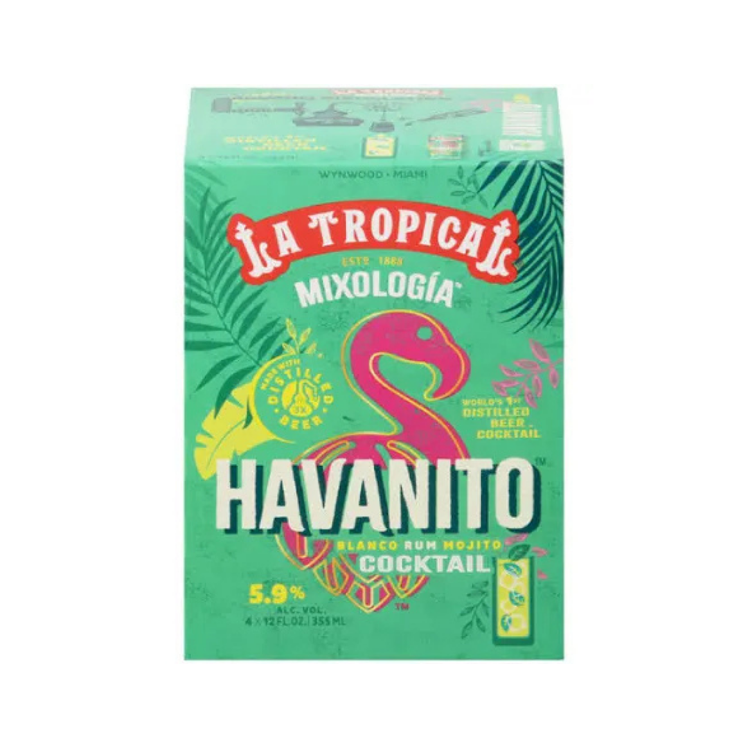 La Tropical Mixologia Havanito Cocktail 4x12oz Cans