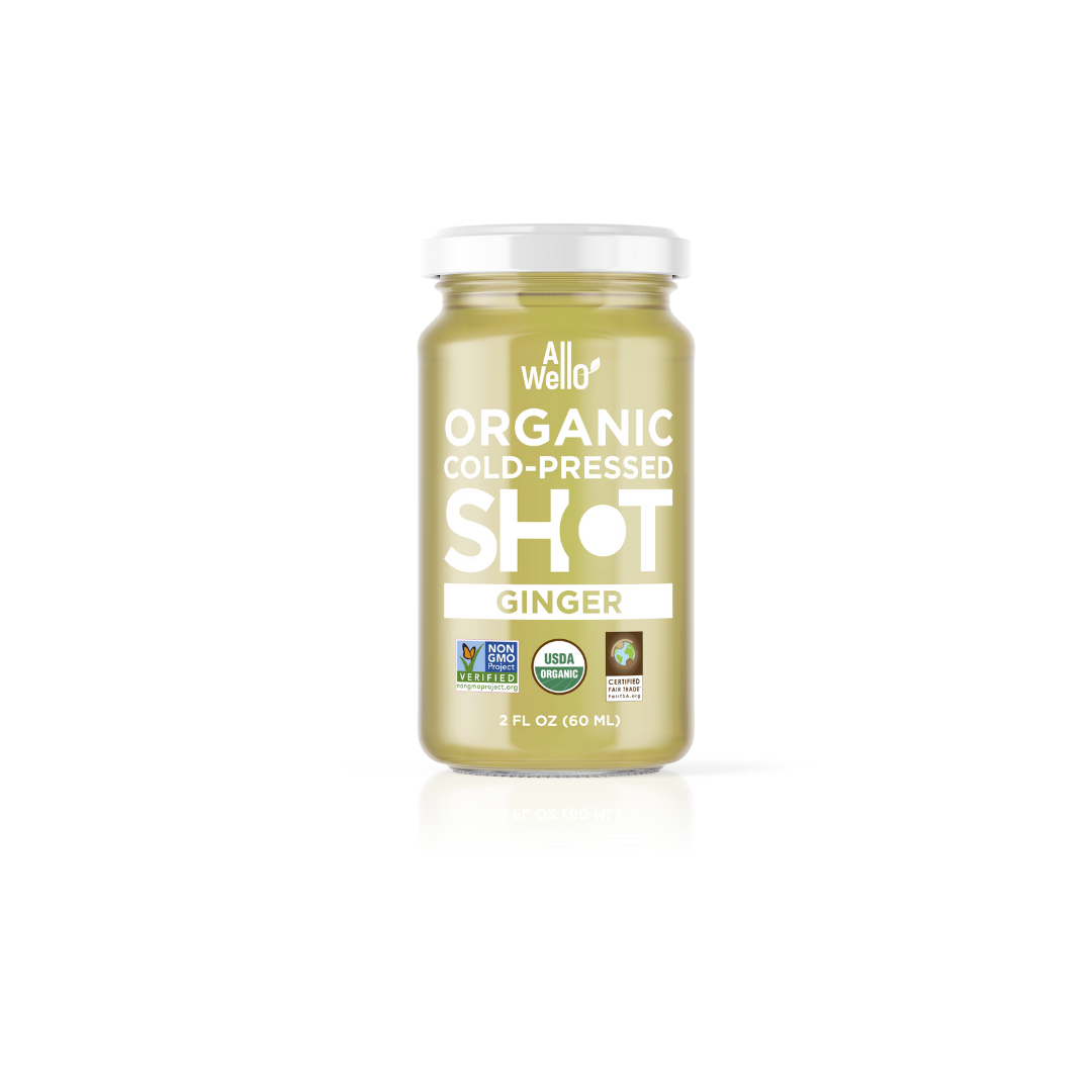 Allwello Organic Ginger Shot 2oz
