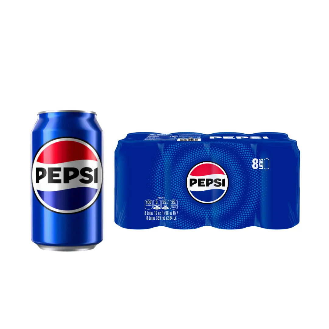 Pepsi 8x12oz Cans