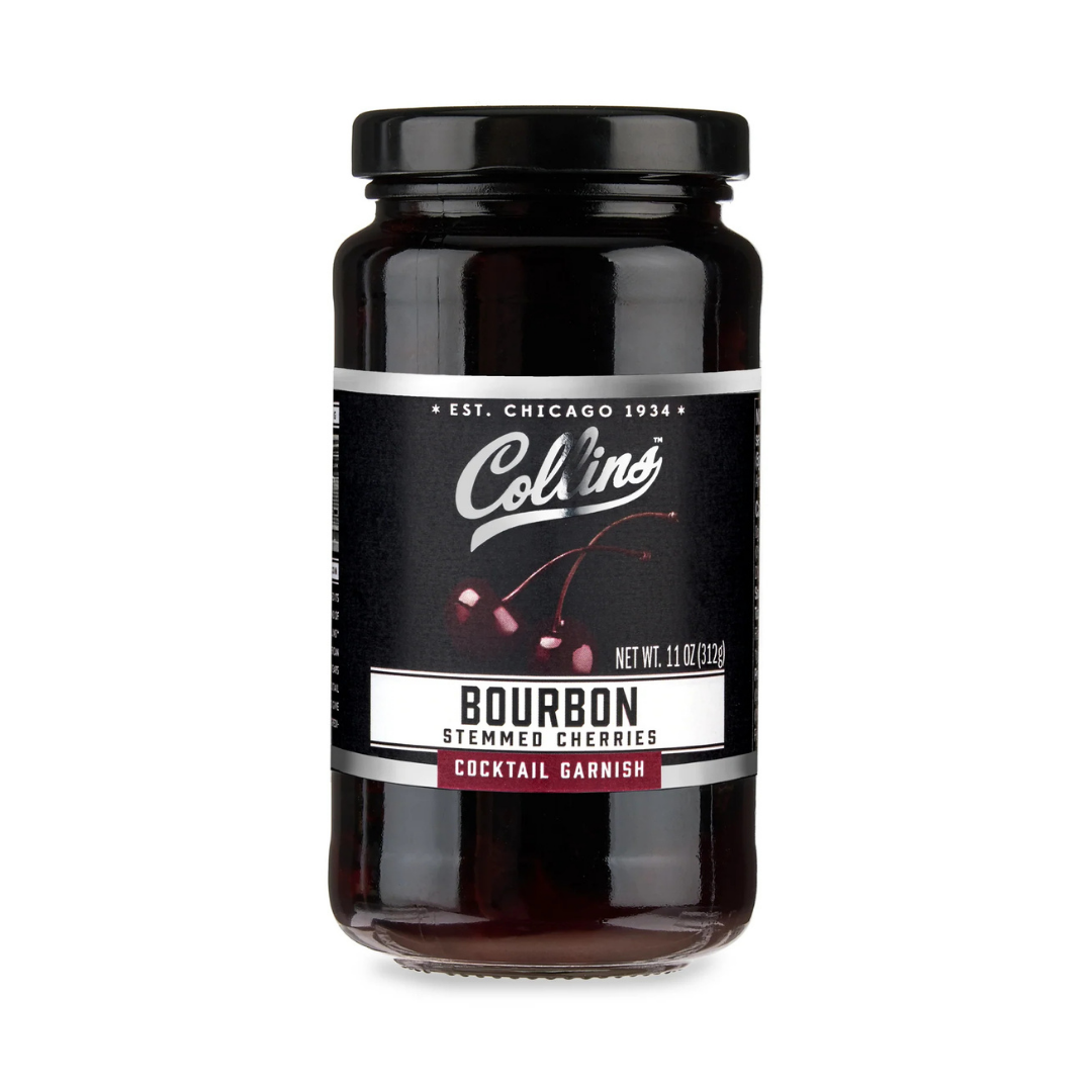 Collins Bourbon Cherries 11oz Jar