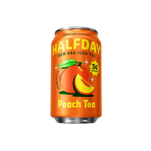 Halfday Peach Iced Tea 12oz Can