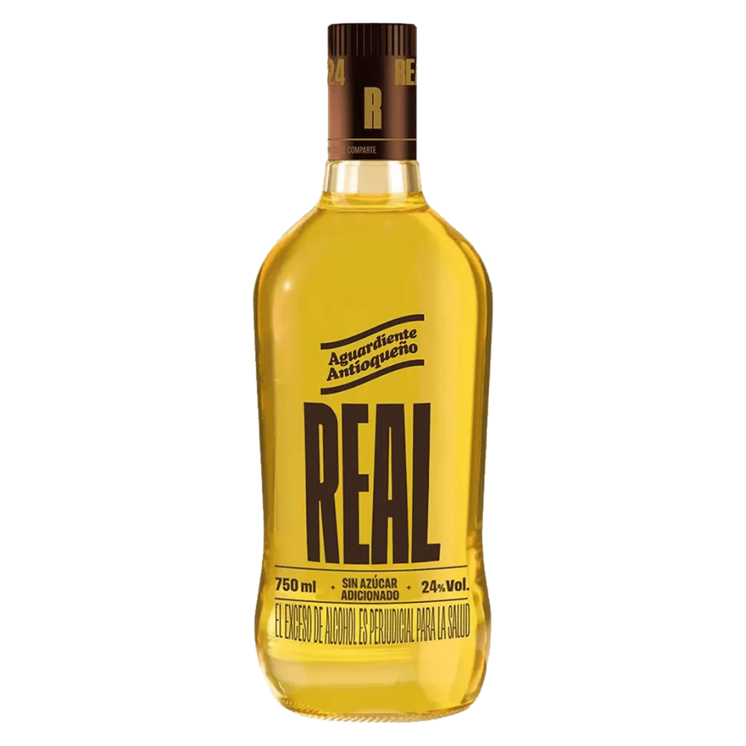 Real Aguardiente Antioqueno Amarillo 750ml