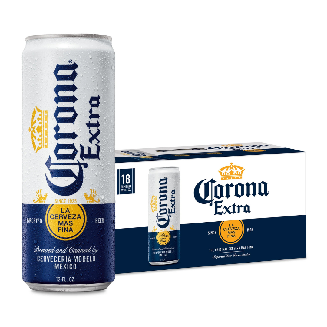 Corona Extra 18x12oz Cans
