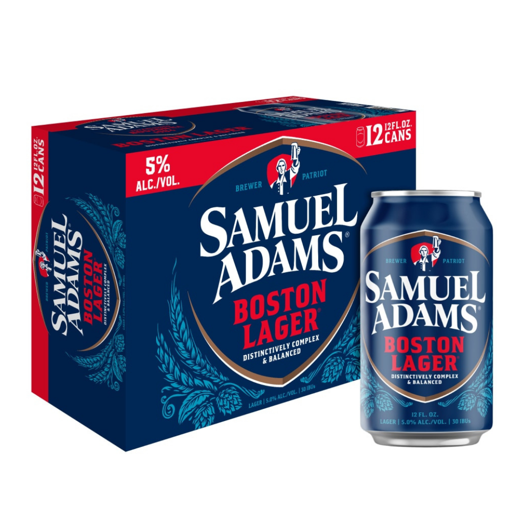Samuel Adams Boston Lager 12x12oz Cans