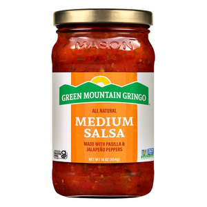 Green Mountain Gringo Medium Salsa 16oz Jar
