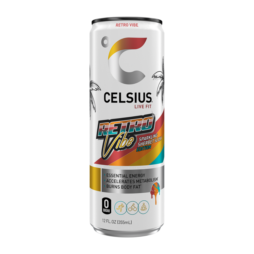 Celsius Retro Vibe 12oz