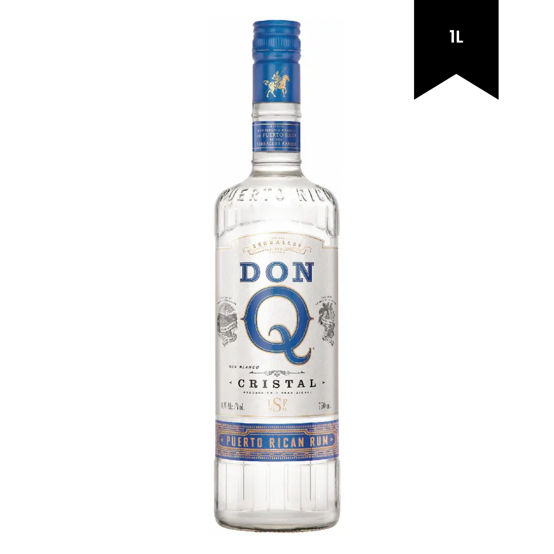 Don Q Cristal Rum 1L