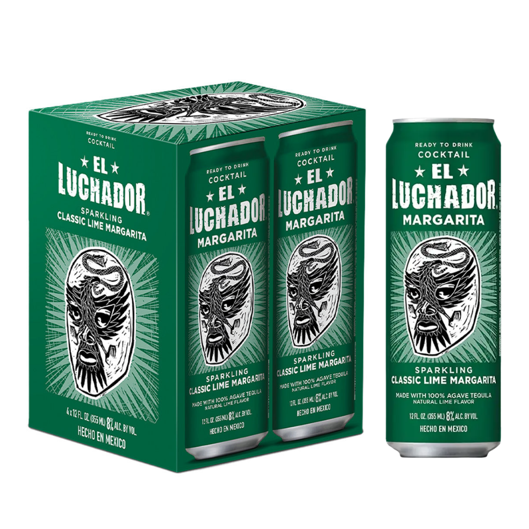 El Luchador Margarita 4x12oz Cans