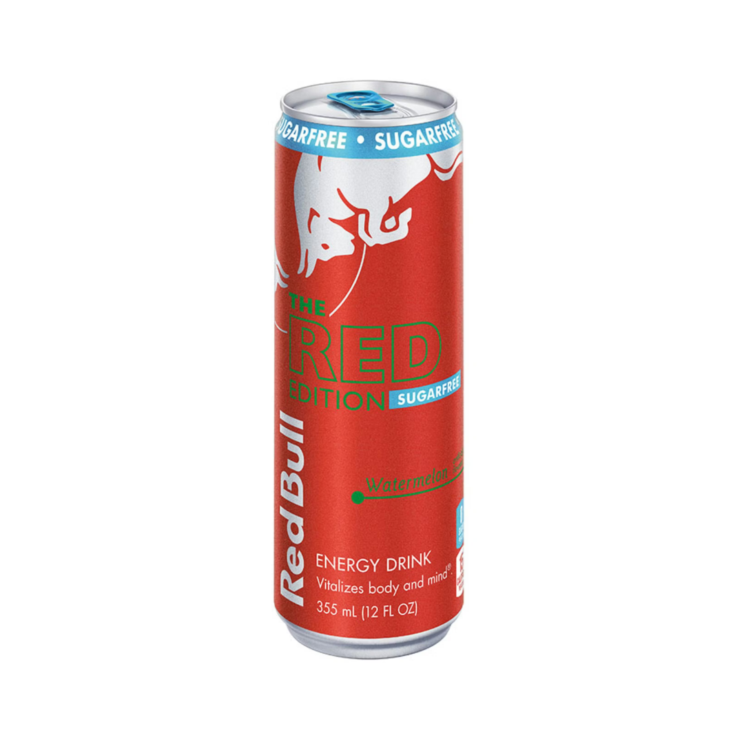 Red Bull Watermelon Sugar Free 12oz Can