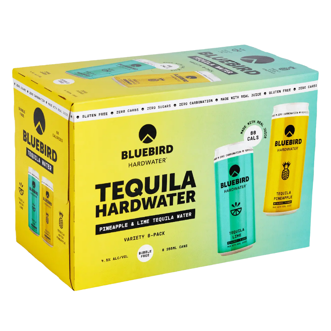 BlueBird Tequila Hard Water Variety 8 Pack
