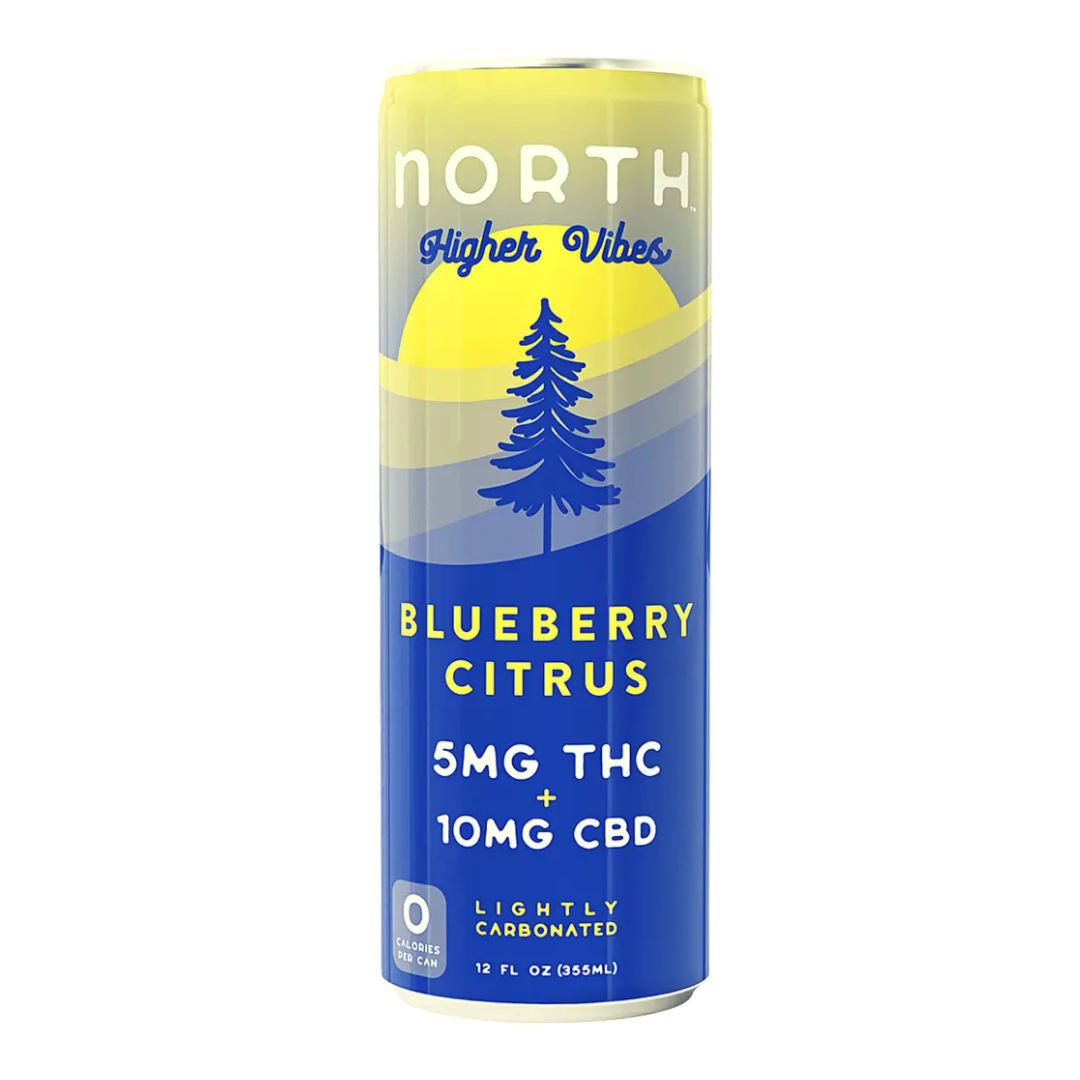 North Blueberry Citrus 5mg THC 12oz Can