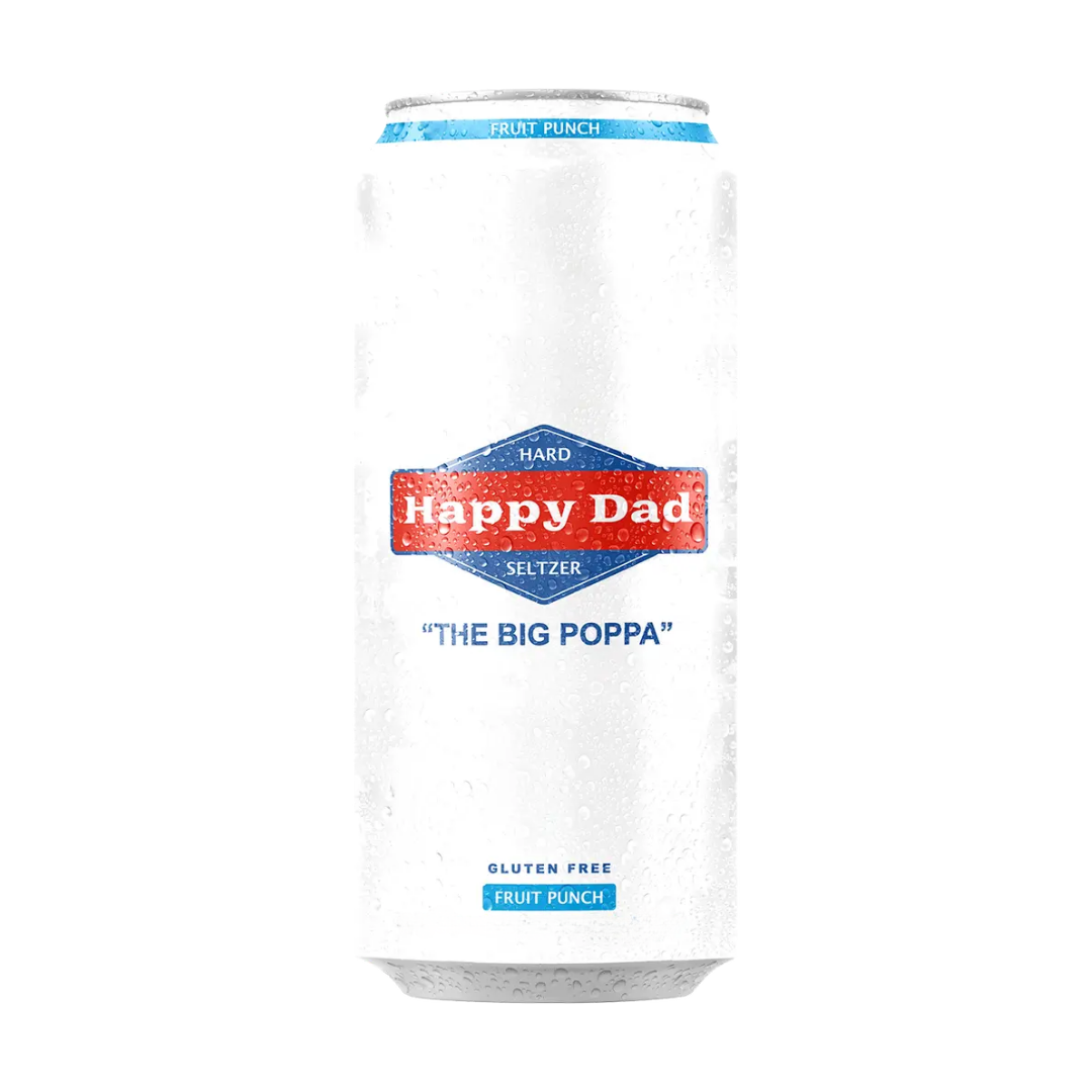 Happy Dad Fruit Punch Hard Seltzer 24oz