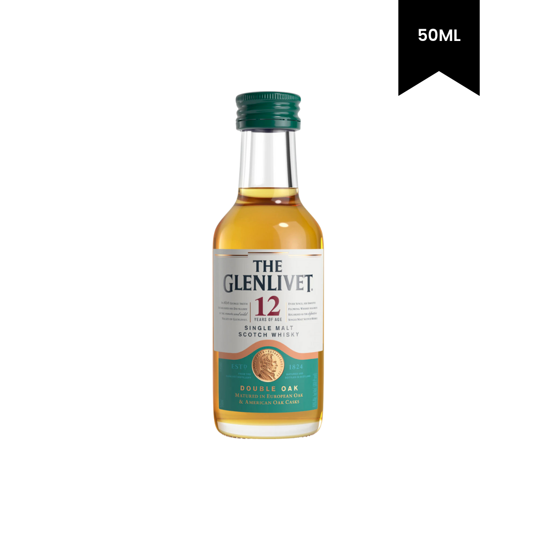 Glenlivet 12 Year Double Oak Scotch Whisky 50ml