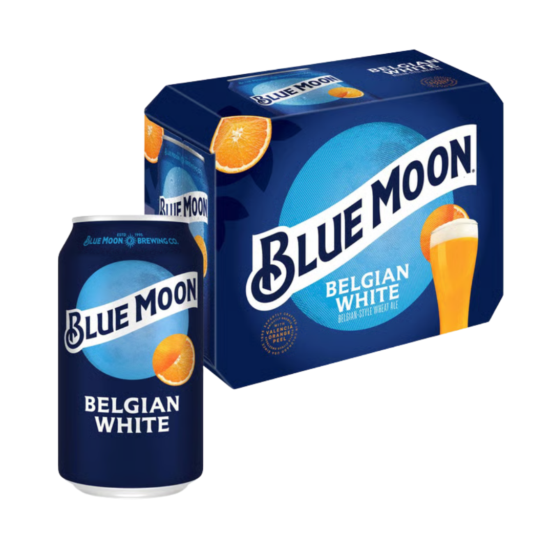 Blue Moon Belgian White Wheat Ale 12x12oz Cans