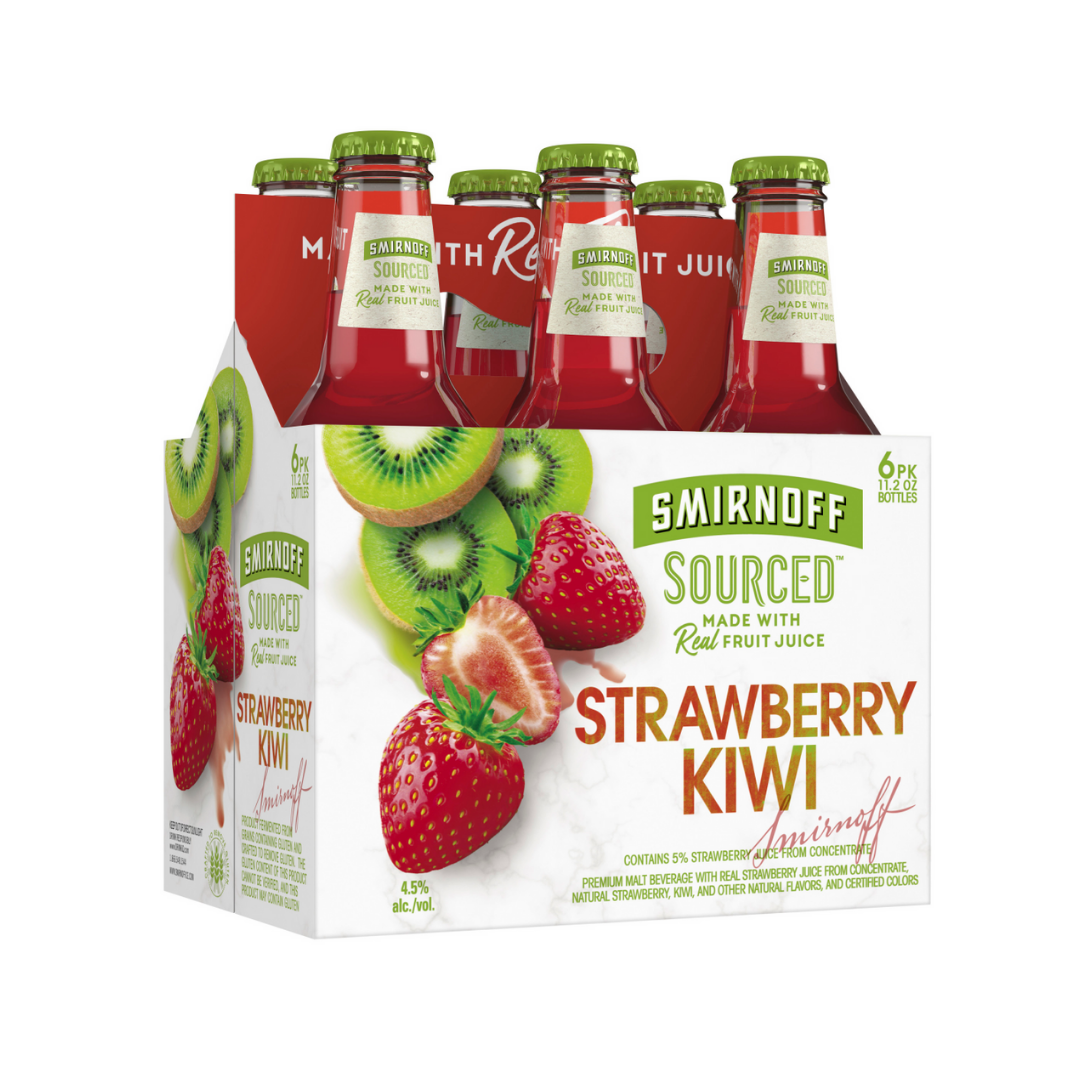 Smirnoff Ice Strawberry Kiwi 6x11.2oz Bottles