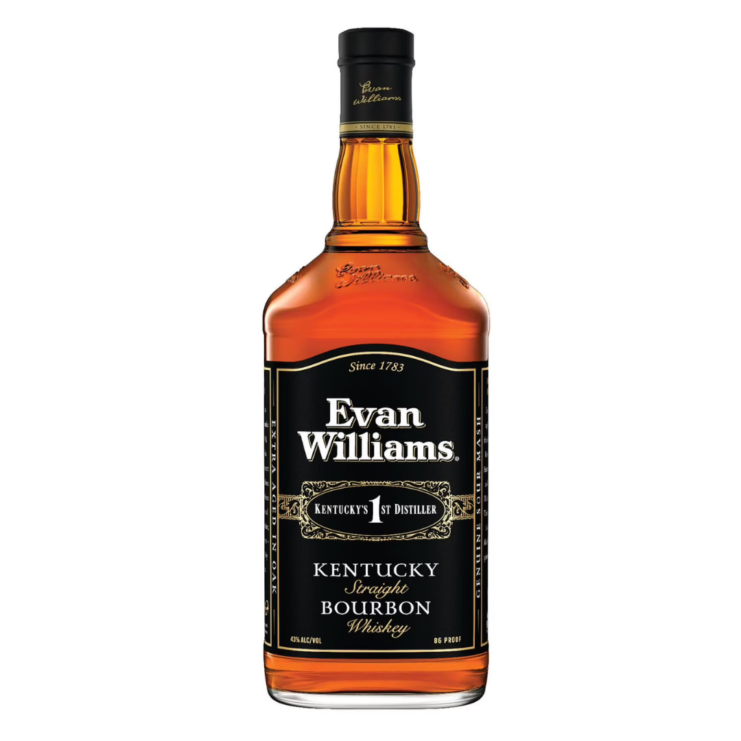 Evan William Black Label Kentucky Bourbon Pet 1.75L