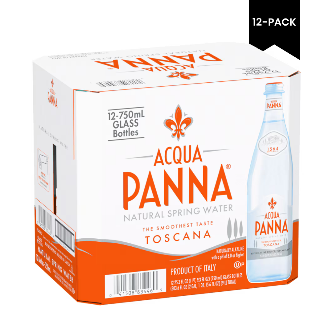Acqua Panna 750ml Glass Bottles