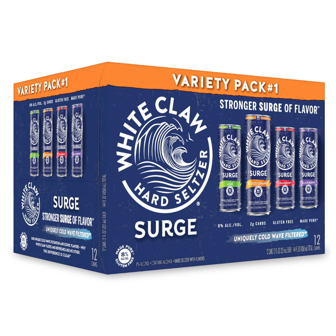 White Claw Surge Variety Pack #1 12x12oz Cans