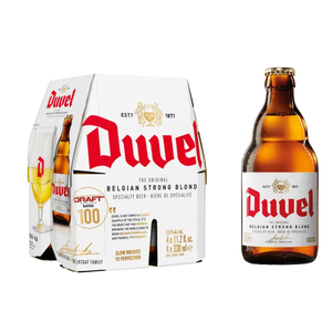 Duvel Belgian Blond Ale 4x11.2oz Bottles