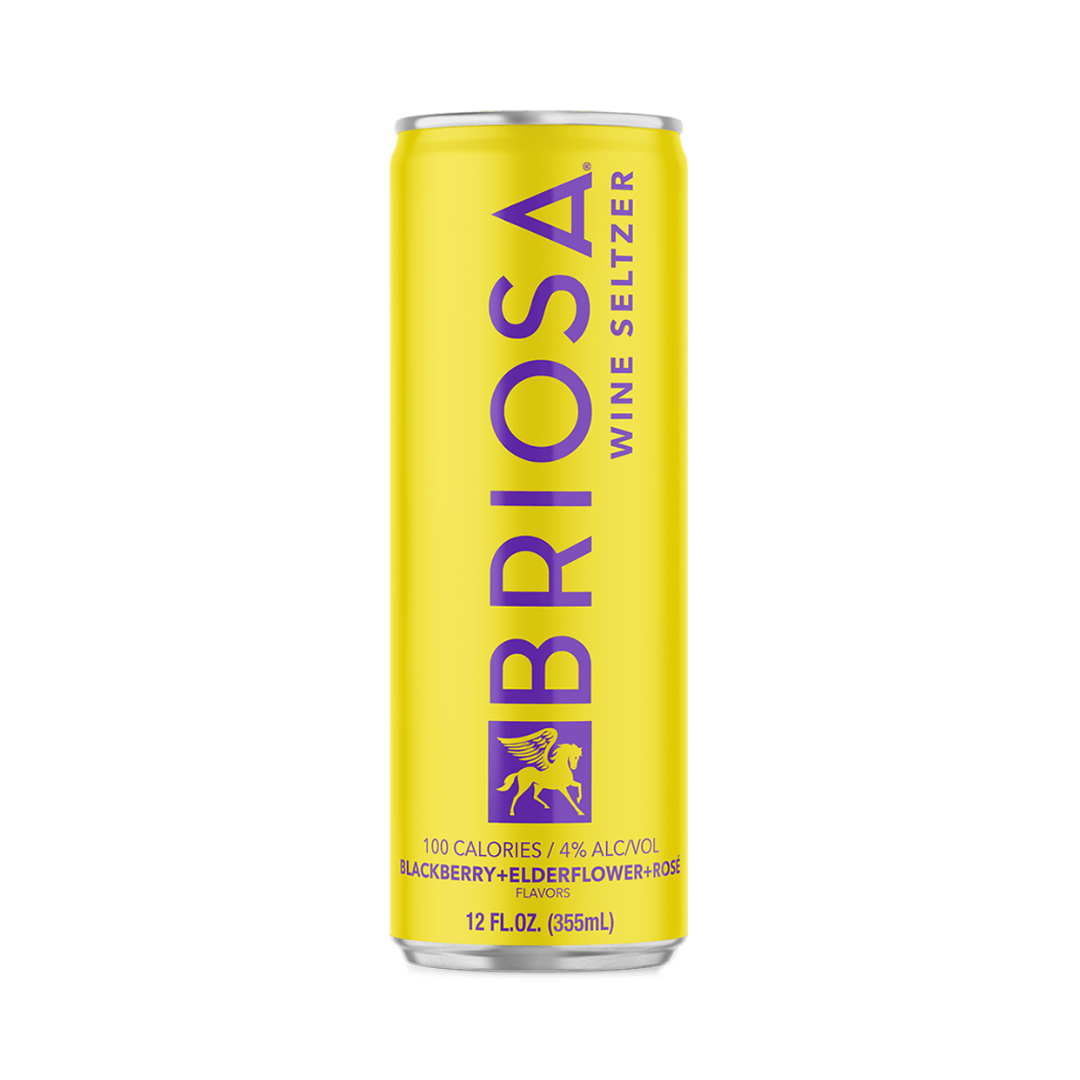 Briosa Wine Seltzer Blackberry + Elderflower + Rose 12oz Can
