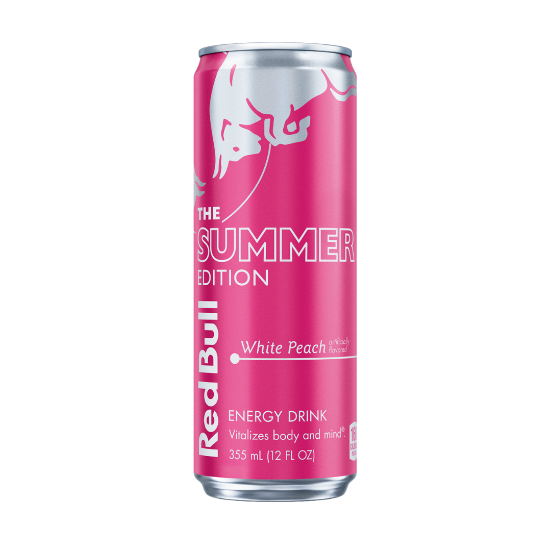Red Bull White Peach Summer Edition 12oz